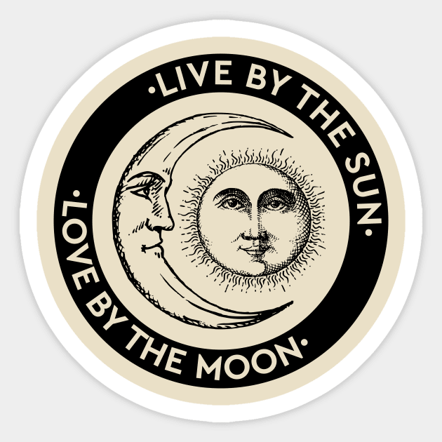 Live by the sun Sticker by My Happy-Design